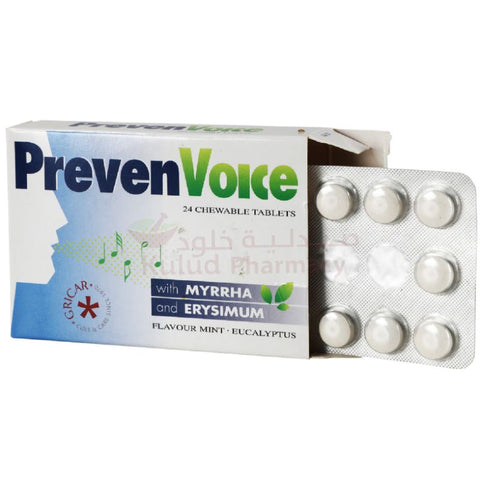 Buy Preven Voice Chewable Tablet 24 PC Online - Kulud Pharmacy