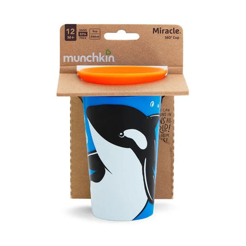 Munchkin - Miracle 360 Wildlove Sippy Cup 1Pc 9Oz - Orca