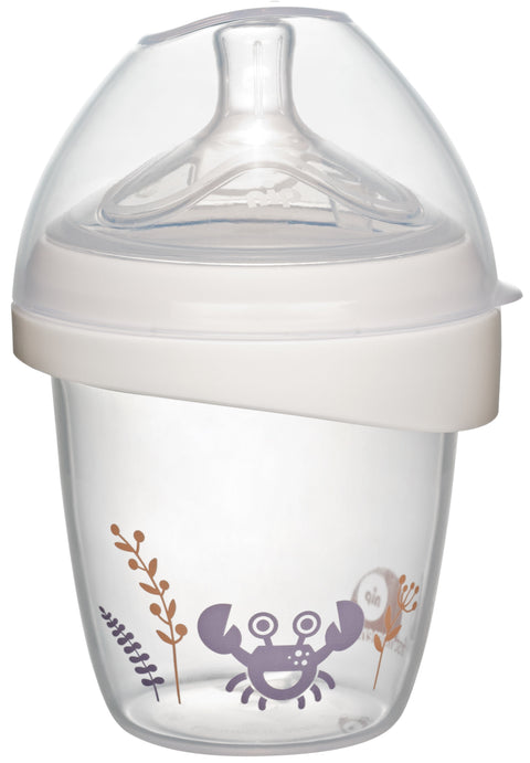 Nip First Moments Wide Neck PP Feeding Bottle Crab 150ml