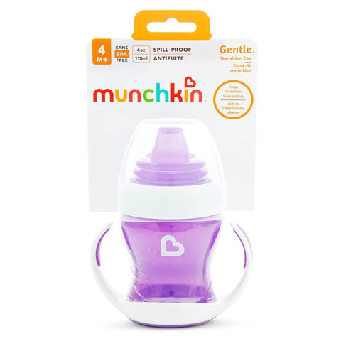 Munchkin - Gentle Transition Cup 4Oz (Purple)