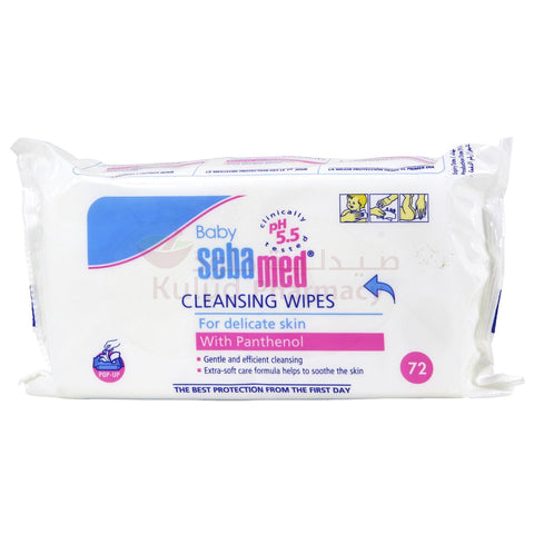 Buy Sebamed Baby Cleansing Wipes 72 PC Online - Kulud Pharmacy