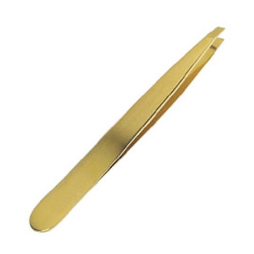 Vitry Golded Slant Ends Tweezer 1 PC | Tweezers Vitry Golded Slant Ends Tweezer 1 PC | Tweezers