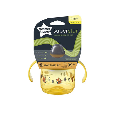 Tommee Tippee Superstar Sippee Weaning Cup 190Ml (Yellow)