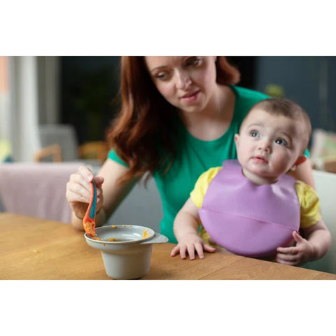 Tommee Tippee On The Go Feeding Bowl X 2, Lid And Spoon