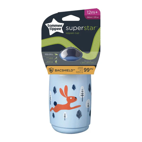 Tommee Tippee Insulated Sportee Water Bottle Leak & Shake-proof, 266ml (Pastel Green/pastel Blue)