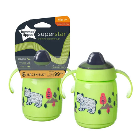 Tommee Tippee Superstar Sippee Trainer Sippy Cup 300Ml (Green)