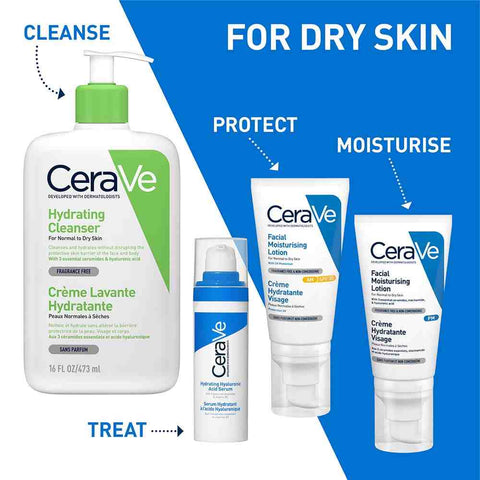 Cerave Hydrating Hyaluronic Acid Serum for Dry Skin 30ml