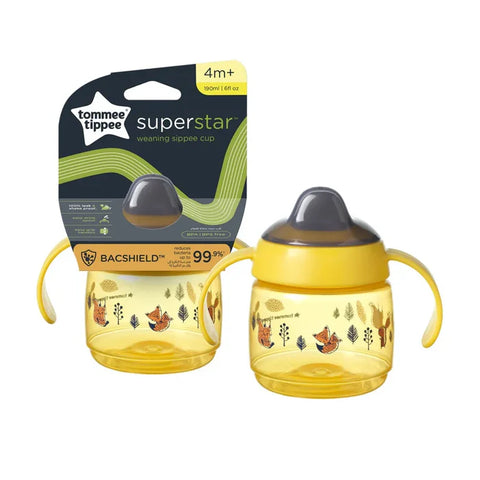 Tommee Tippee Superstar Sippee Weaning Cup 190Ml (Yellow)