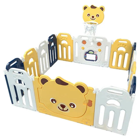 Kids Playpen (Yellow) - 163 X 163 X 65 Cm