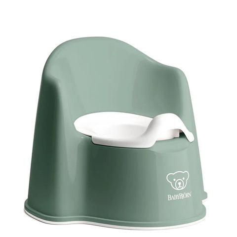 Babybjorn Potty Chair (Deep Green/White)