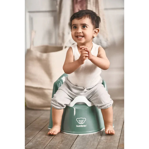 Babybjorn Potty Chair (Deep Green/White)