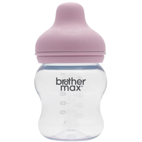 Brother Max - Pp Extra Wide Neck Feeding Bottle 160Ml/5Oz + S Teat (Pink)