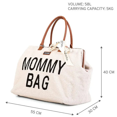 Childhome Mommy Bag Big (Teddy Off-White)