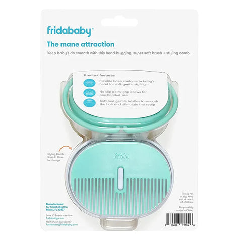 Fridababy - Head-Hugging Hair Brush & Styling Comb Set