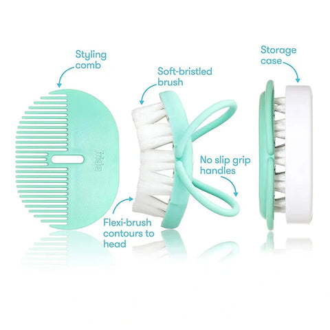 Fridababy - Head-Hugging Hair Brush & Styling Comb Set