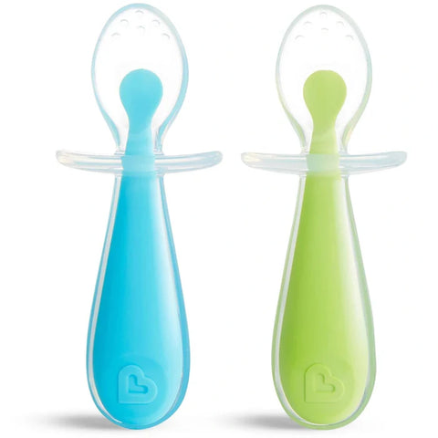 Munchkin - Gentle Scoop Spoons - Pack Of 2 (Blue/Green)