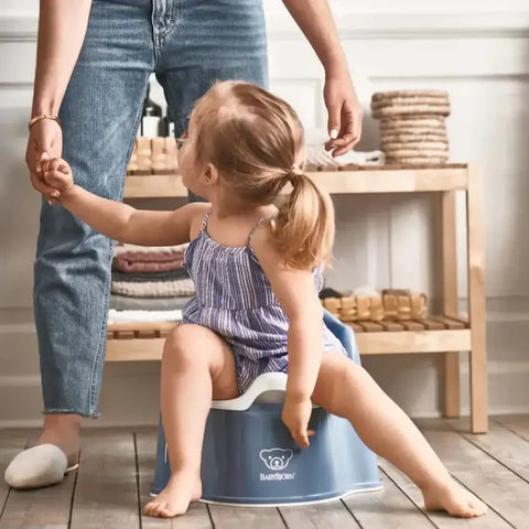 Babybjorn Potty Chair (Deep Blue/White)