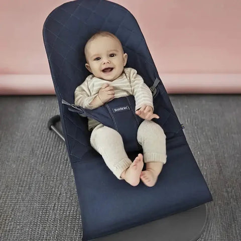 Babybjorn Bouncer Bliss - Cotton (Midnight Blue)