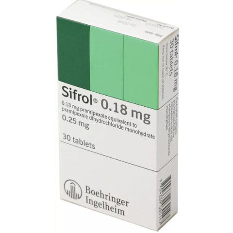 Buy Sifrol Tablet 0.25 Mg 30 PC Online - Kulud Pharmacy
