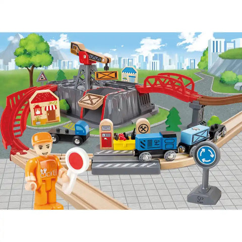 Hape - Railway Bucket-Builder-Set