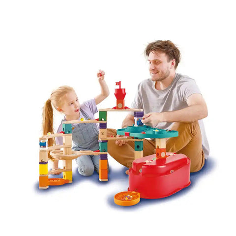 Hape - Quadrilla Stack Track Bucket Set