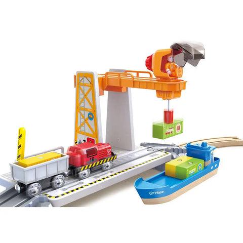 Hape - Sea & Rail Cargo Transport Set