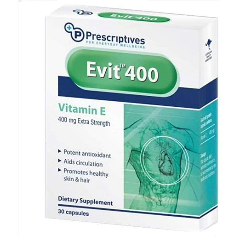 Evit Soft Gelattin Capsule 400 Mg 30 PC | Vitamin E Evit Soft Gelattin Capsule 400 Mg 30 PC | Vitamin E