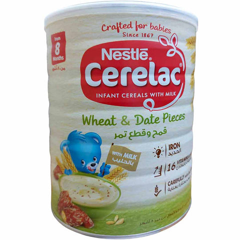 Cerelac Wheat Dates Pieces Cereal 400 GM