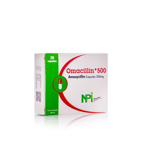 Buy Omacillin Capsule 500 Mg 20 CAP Online - Kulud Pharmacy