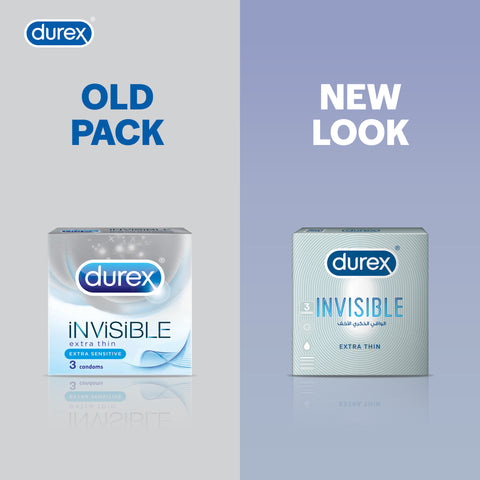 Durex Invisible Extra Thin Condoms - 6s