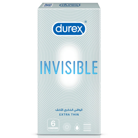 Durex Invisible Extra Thin Condoms - 6s