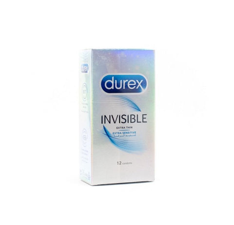 Durex Invisible Extra Thin Lube Condom 12 PC | Kulud Pharmacy Durex Invisible Extra Thin Lube Condom 12 PC | Kulud Pharmacy