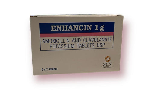 Buy Enhancin Tablet 1 G 12 PC Online - Kulud Pharmacy