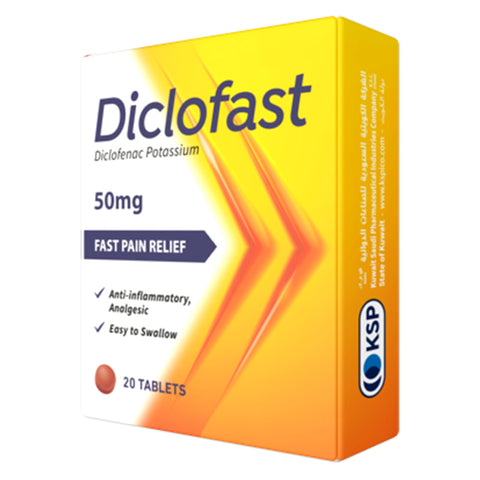 Diclofast Tablet 50 Mg 20 PC