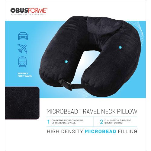 Obusforme Travel Neck Pillow 1 PC | Back Rest & Cushions Obusforme Travel Neck Pillow 1 PC | Back Rest & Cushions
