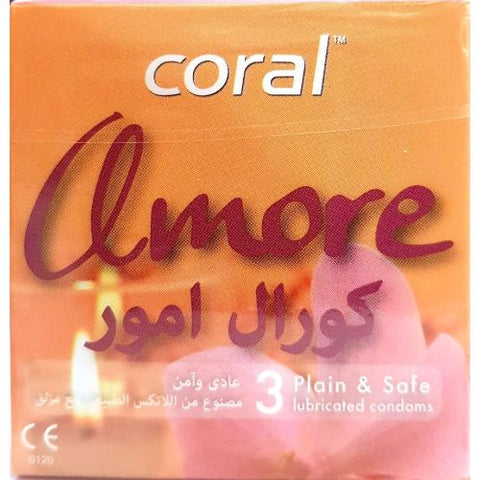 Buy Coral Amore Condom 3 PC Online - Kulud Pharmacy