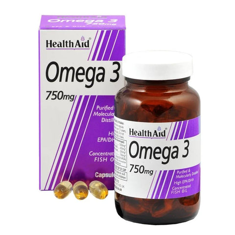 Health Aid Omega3 Health Aid rd Capsule 750 Mg 30 PC