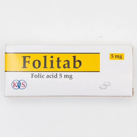 Folitab 5 mg Tablets 20's