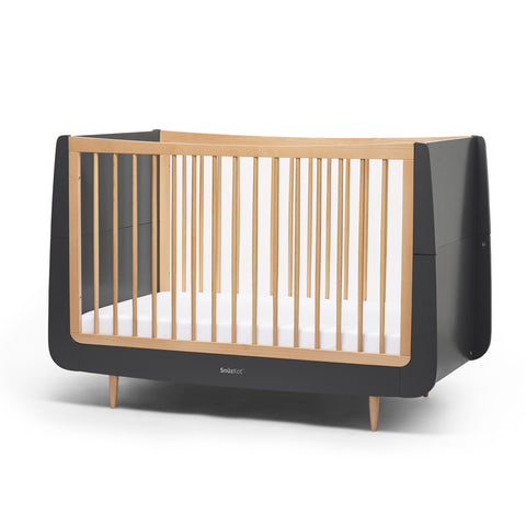 Snuzkot Skandi Cot Bed (Slate Natural)