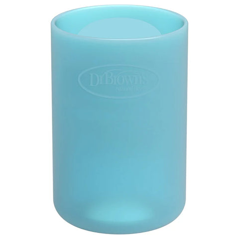 Dr. Browns 4 Oz/120 Ml Narrow Glass Bottle Sleeve (Blue)-glass