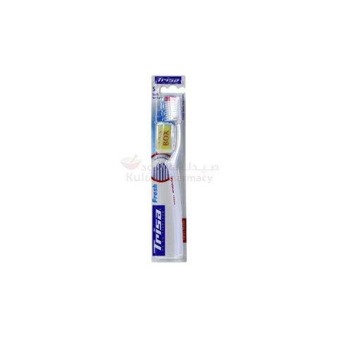 Buy Trisa Fresh Soft +Travel Cap Toothbrush 1 PC Online - Kulud Pharmacy