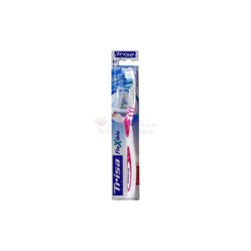 Trisa Flexible Medium Toothbrush 1 PC | Toothbrushes Trisa Flexible Medium Toothbrush 1 PC | Toothbrushes