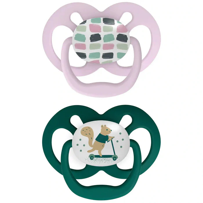 Dr.Browns Advantage Pacifier - Stage 2 (Pink, 2-Pack) | Pacifiers Dr.Browns Advantage Pacifier - Stage 2 (Pink, 2-Pack) | Pacifiers
