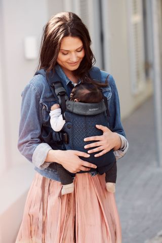 Babybjorn Baby Carrier Harmony - 3D Mesh ( Navy Blue)