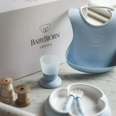 Babybjorn Baby Dinner Set (Powder Blue)