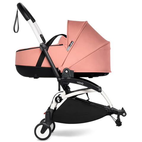 babyzen yoyo as everyday stroller Babyzen Yoyo Stroller - White Frame With Bassinet (Ginger)