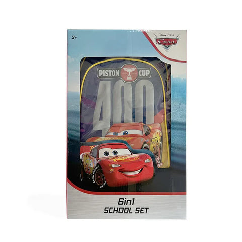 Disney Cars Piston Cup 16" 6-In-1 Trolley Box Set