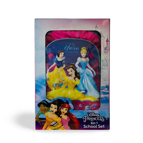 Disney Princess Be The Hero Of Your Story 18" 6-In-1 Trolley Box Set