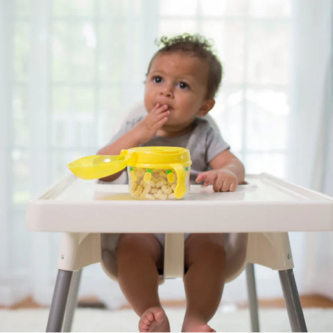 كوب الوجبات الخفيفة من دكتور براون (أصفر) - بلاستيك