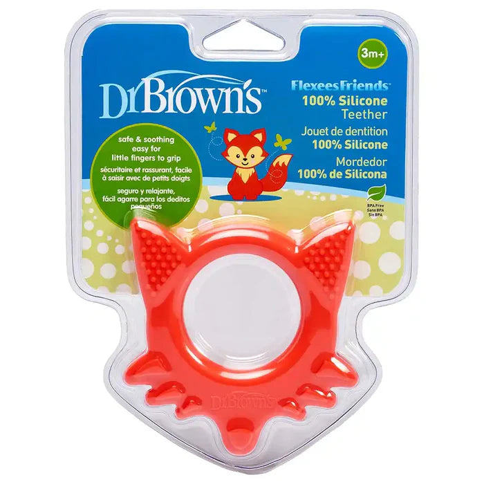 Dr.Browns Flexees Friends Fox Teether (Red) | Teethers Dr.Browns Flexees Friends Fox Teether (Red) | Teethers